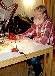 Lesung mit Sepp Kahn in der Büchrei Strass im Zillertal